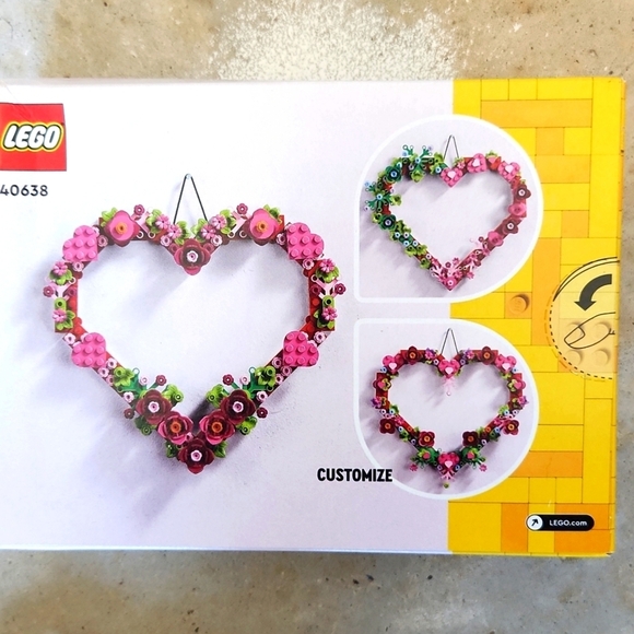 NIB Lego Heart Ornament - Picture 2 of 3